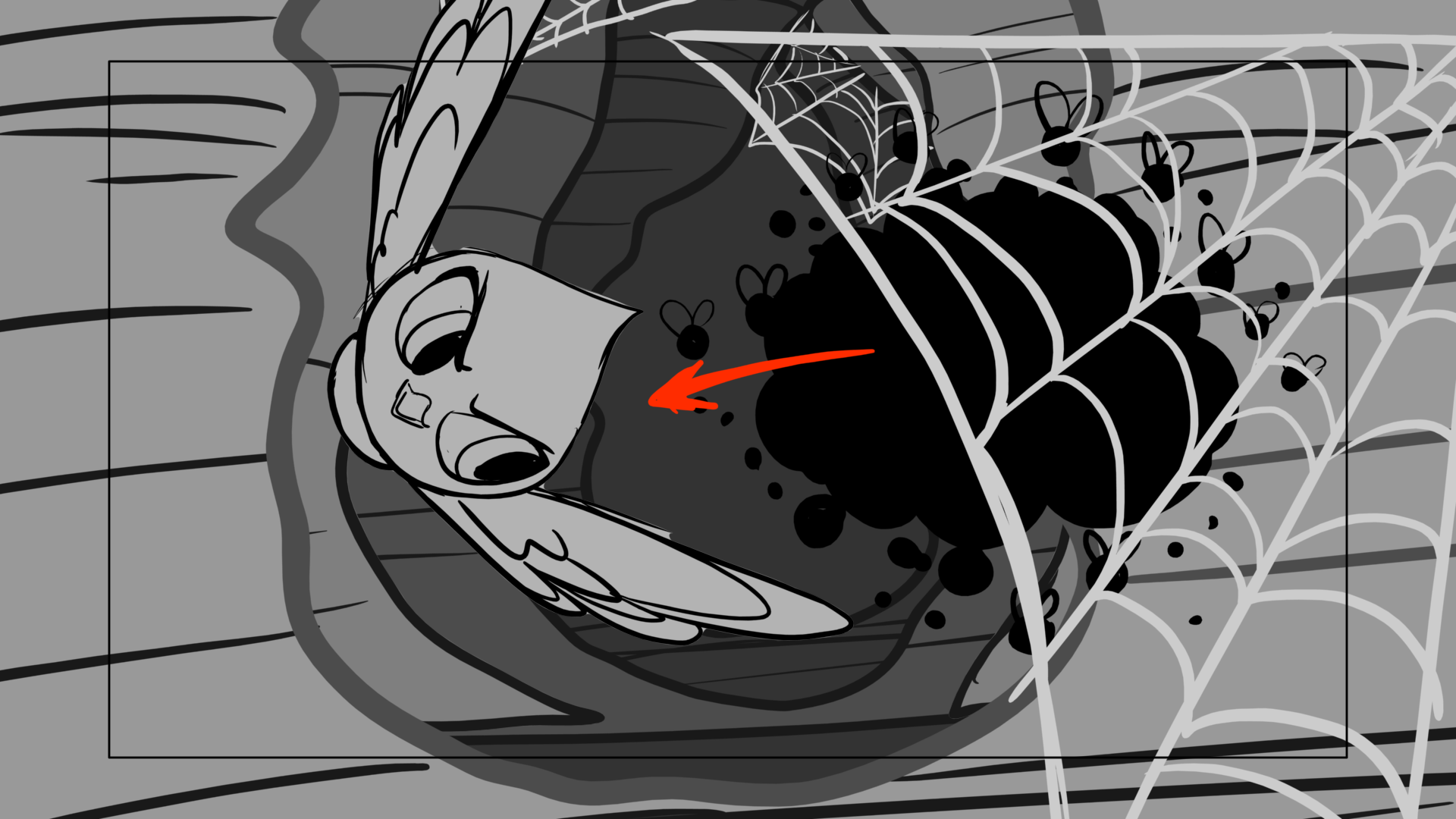 Venom Wars — Escena 16, panel 3, storyboard by Melissa Ballesteros